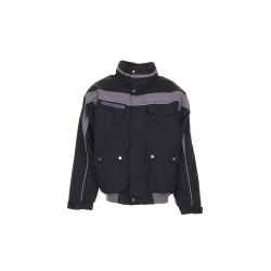 PLANAM Herren Blouson PLALINE PU-beschichtet Schwarz/Zink