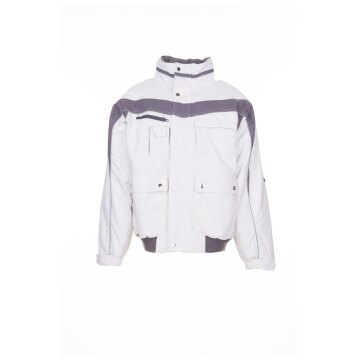 PLANAM Herren Blouson PLALINE PU-beschichtet Reinweiß/Zink