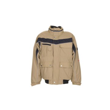 PLANAM Herren Blouson PLALINE PU-beschichtet Sand/Schwarz