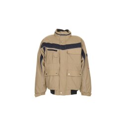 PLANAM Herren Blouson PLALINE PU-beschichtet Sand/Schwarz
