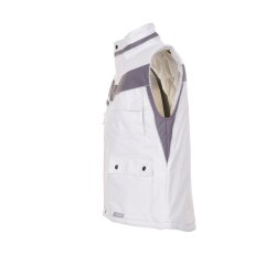 PLANAM Herren Winterweste PLALINE PU-beschichtet Reinweiß/Zink