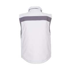 PLANAM Herren Winterweste PLALINE PU-beschichtet Reinweiß/Zink