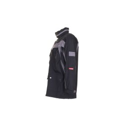 PLANAM Herren Allwetterjacke PLALINE PU-beschichtet Schwarz/Zink