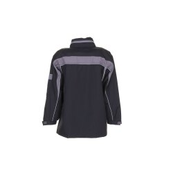 PLANAM Herren Allwetterjacke PLALINE PU-beschichtet Schwarz/Zink