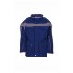 PLANAM Herren Allwetterjacke PLALINE PU-beschichtet Marine/Zink