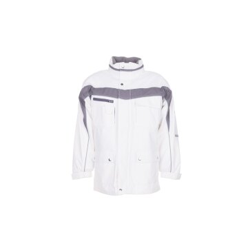 PLANAM Herren Allwetterjacke PLALINE PU-beschichtet Reinweiß/Zink