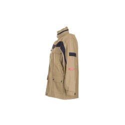 PLANAM Herren Allwetterjacke PLALINE PU-beschichtet Sand/Schwarz