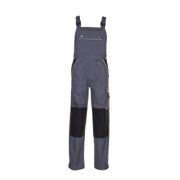 PLANAM Herren Latzhose CANVAS-320 Reflex CORDURA® Grau/Schwarz