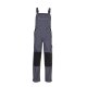 PLANAM Herren Latzhose CANVAS-320 Reflex CORDURA® Grau/Schwarz