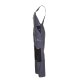 PLANAM Herren Latzhose CANVAS-320 Reflex CORDURA® Grau/Schwarz