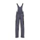 PLANAM Herren Latzhose CANVAS-320 Reflex CORDURA® Grau/Schwarz