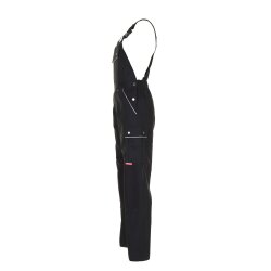 PLANAM Herren Latzhose CANVAS-320 Reflex CORDURA® Schwarz