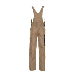 PLANAM Herren Latzhose CANVAS-320 Reflex CORDURA® Khaki/Schwarz