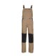 PLANAM Herren Latzhose CANVAS-320 Reflex CORDURA® Khaki/Schwarz