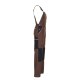PLANAM Herren Latzhose CANVAS-320 Reflex CORDURA® Braun/Schwarz