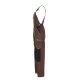 PLANAM Herren Latzhose CANVAS-320 Reflex CORDURA® Braun/Schwarz