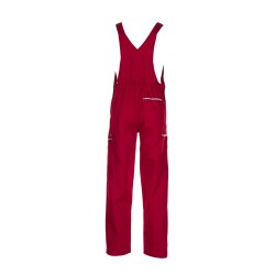 PLANAM Herren Latzhose CANVAS-320 Reflex CORDURA® Rot