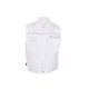 PLANAM Herren Weste CANVAS-320 Reflex CORDURA® Weiß
