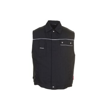 PLANAM Herren Weste CANVAS-320 Reflex CORDURA® Schwarz