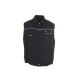PLANAM Herren Weste CANVAS-320 Reflex CORDURA® Schwarz