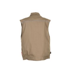 PLANAM Herren Weste CANVAS-320 Reflex CORDURA® Khaki/Schwarz