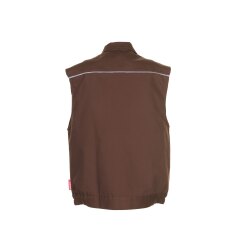 PLANAM Herren Weste CANVAS-320 Reflex CORDURA® Braun/Schwarz