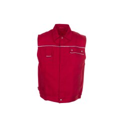 PLANAM Herren Weste CANVAS-320 Reflex CORDURA® Rot