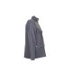 PLANAM Herren Winterparka CANVAS-320 PU-beschichtet Grau/Schwarz