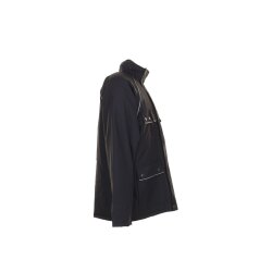 PLANAM Herren Winterparka CANVAS-320 PU-beschichtet Schwarz