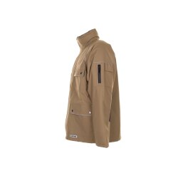 PLANAM Herren Winterparka CANVAS-320  Khaki/Schwarz