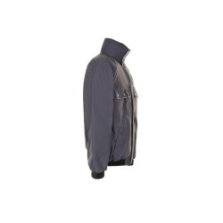 PLANAM Herren Winterblouson CANVAS-320  Grau/Schwarz