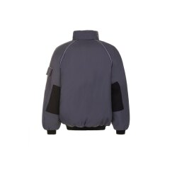 PLANAM Herren Winterblouson CANVAS-320  Grau/Schwarz