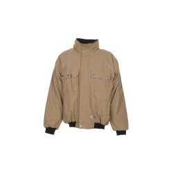 PLANAM Herren Winterblouson CANVAS-320 Khaki/Schwarz