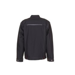PLANAM Herren Bundjacke BASALT Langarm Kragen Anthrazit/Rot
