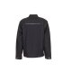 PLANAM Herren Bundjacke BASALT Langarm Kragen Anthrazit/Rot