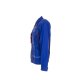 PLANAM Herren Bundjacke BASALT Langarm Kragen Kornblumenblau/Rot