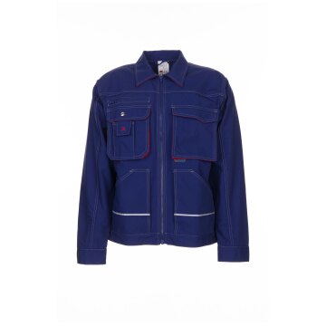 PLANAM Herren Bundjacke BASALT Langarm Kragen Marine/Rot