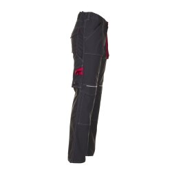 PLANAM Herren Bundhose BASALT Cargotaschen Anthrazit/Rot