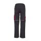 PLANAM Herren Bundhose BASALT Cargotaschen Anthrazit/Rot