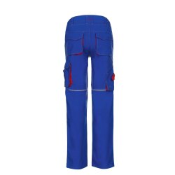 PLANAM Herren Bundhose BASALT Cargotaschen Kornblumenblau/Rot