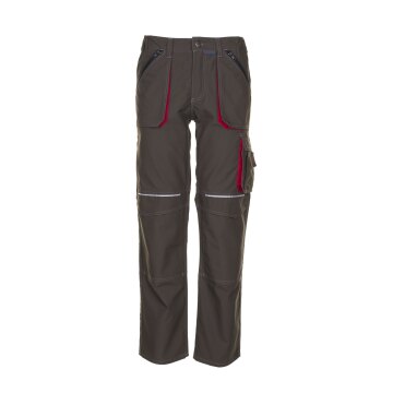 PLANAM Herren Bundhose BASALT Cargotaschen Olivgrün/Rot