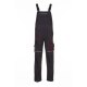 PLANAM Herren Latzhose BASALT Cargotaschen Anthrazit/Rot