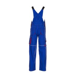 PLANAM Herren Latzhose BASALT Cargotaschen Kornblumenblau/Rot