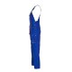 PLANAM Herren Latzhose BASALT Cargotaschen Kornblumenblau/Rot