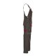 PLANAM Herren Latzhose BASALT Cargotaschen Olivgrün/Rot