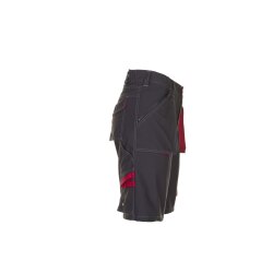 PLANAM Herren Shorts BASALT Cargotaschen Anthrazit/Rot
