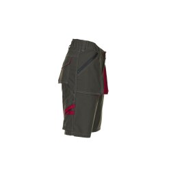 PLANAM Herren Shorts BASALT Cargotaschen Olivgrün/Rot