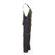 PLANAM Herren Latzhose BASALT-NEON Latztasche Anthrazit/Gelb