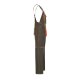 PLANAM Herren Latzhose BASALT-NEON Latztasche Olivgrün/Orange