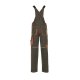 PLANAM Herren Latzhose BASALT-NEON Latztasche Olivgrün/Orange
